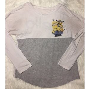 Minion long sleeve T-shirt Medium